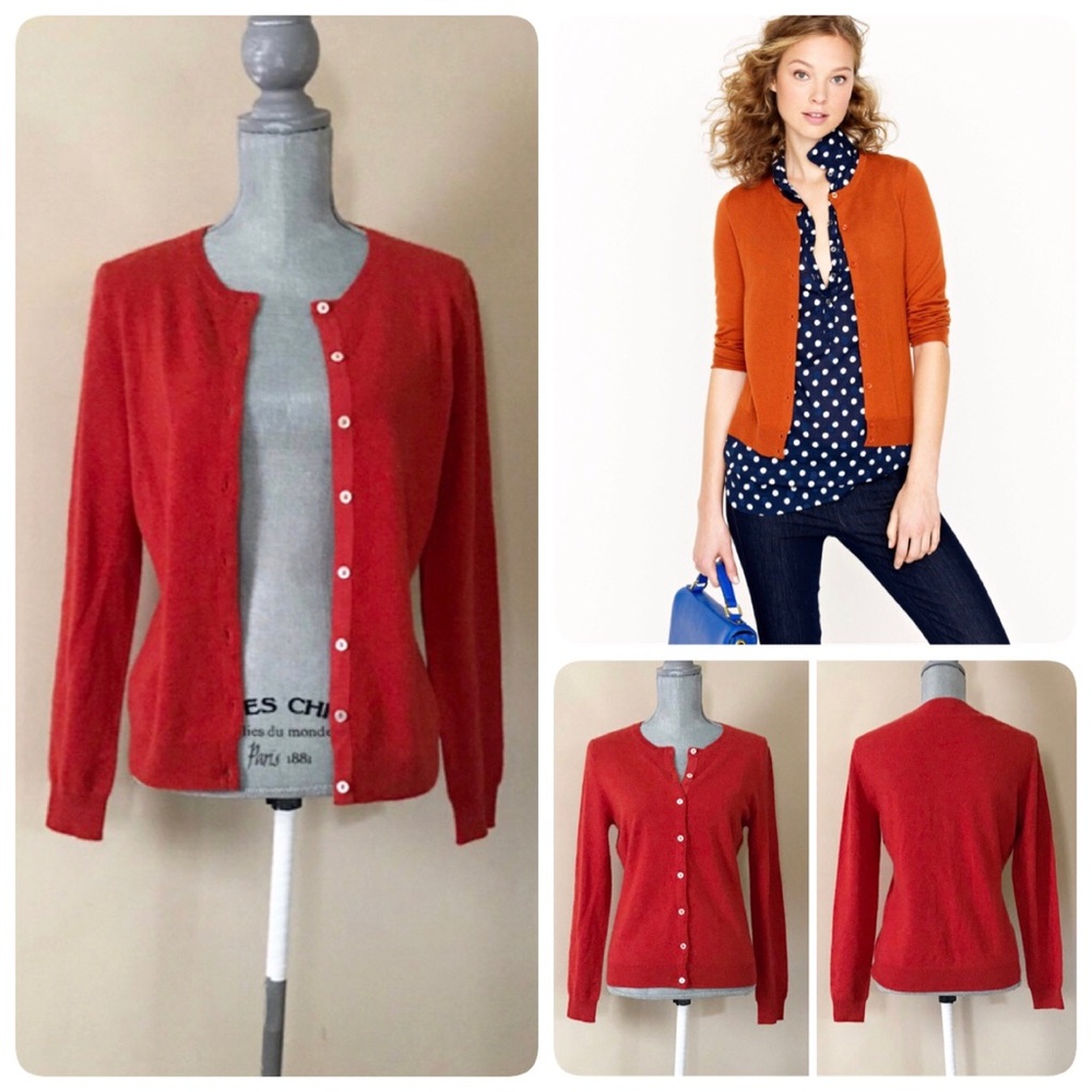 Vertical Design 2ply cashmere cardigan, M